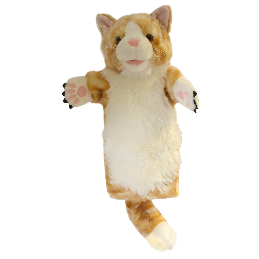Long Sleeved Glove Puppet Ginger Cat