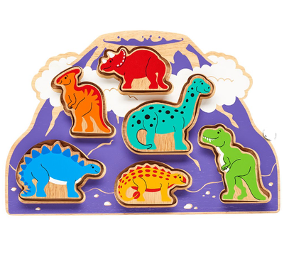 Dinosaur Shape Sorter Tray