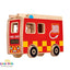 Natural Wooden Fire Engine