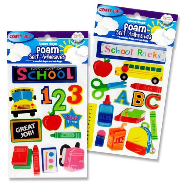 Foam Sticker 3D School