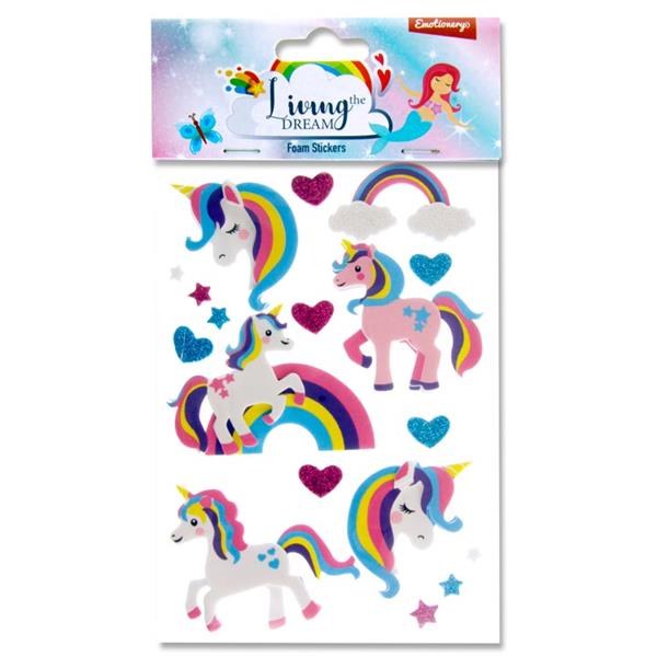 Emotionery Foam Stickers 3D Unicorn