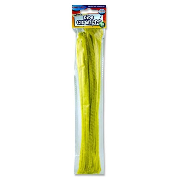 Pipe Cleaners Yellow X25Pcs