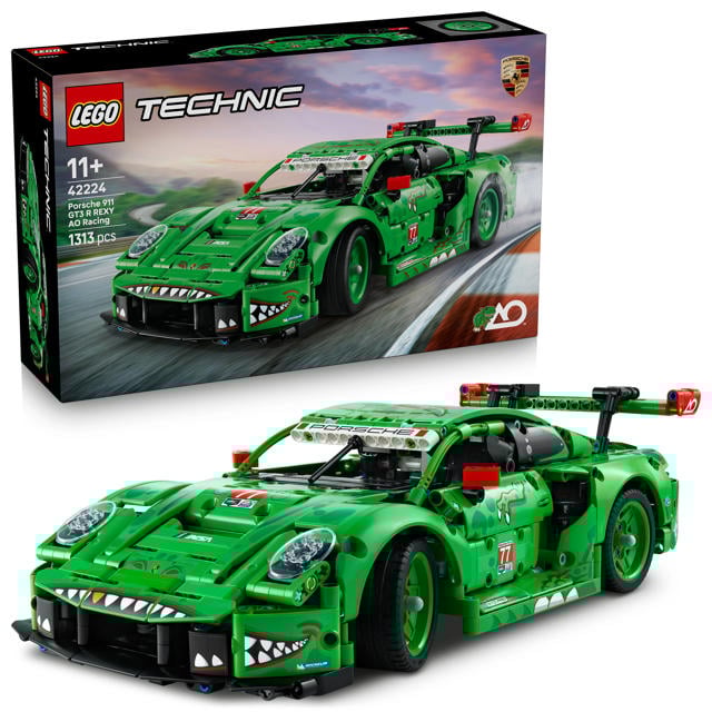 LEGO Technic Porsche 911 GT3 R REXY AO Racing Car - 42224