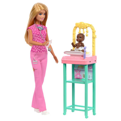 Barbie Baby Doctor Playset with Blonde Doll