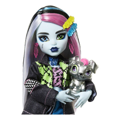 Monster High Frankie Stein Fashion Doll with Pet Watzie
