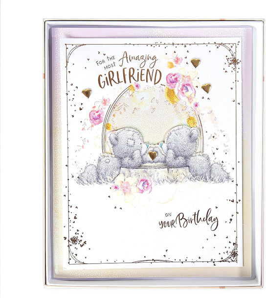 Me To You Bear Amazing Girlfriend Boxed Birthday Card - 21 x 26cm