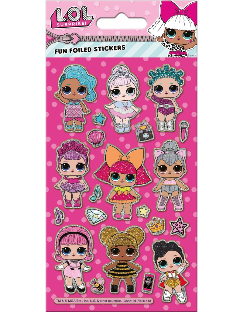 Lol Fun Foiled Stickers