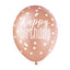 Party Balloons printed HAPPY BIRTHDAY