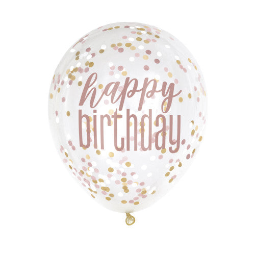 Party Balloons printed HAPPY BIRTHDAY