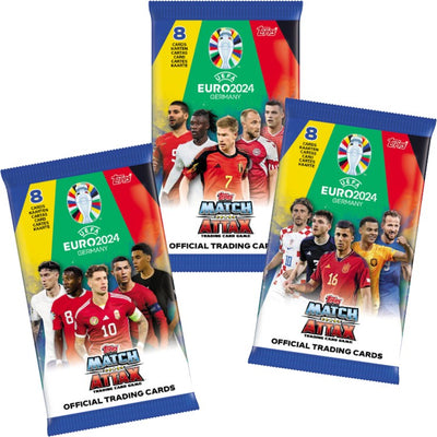 Match Attax Euro Cards 2024 - 1 Pkt X 8 Cards