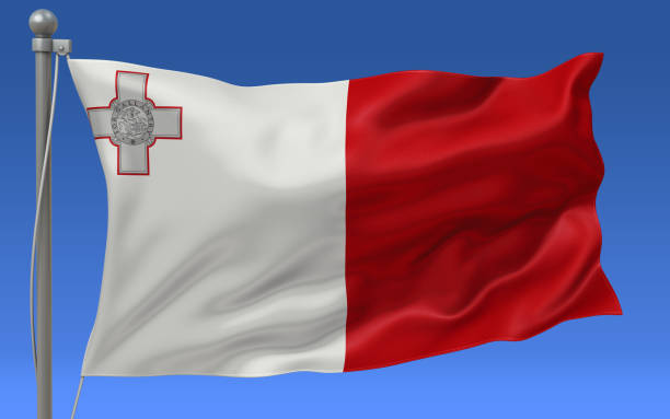 Maltese Flag - Il-Bandiera Maltija - 40 X 60 Cm