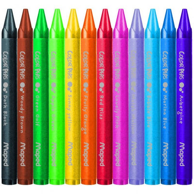 Wax X12 Colour Peps Wax