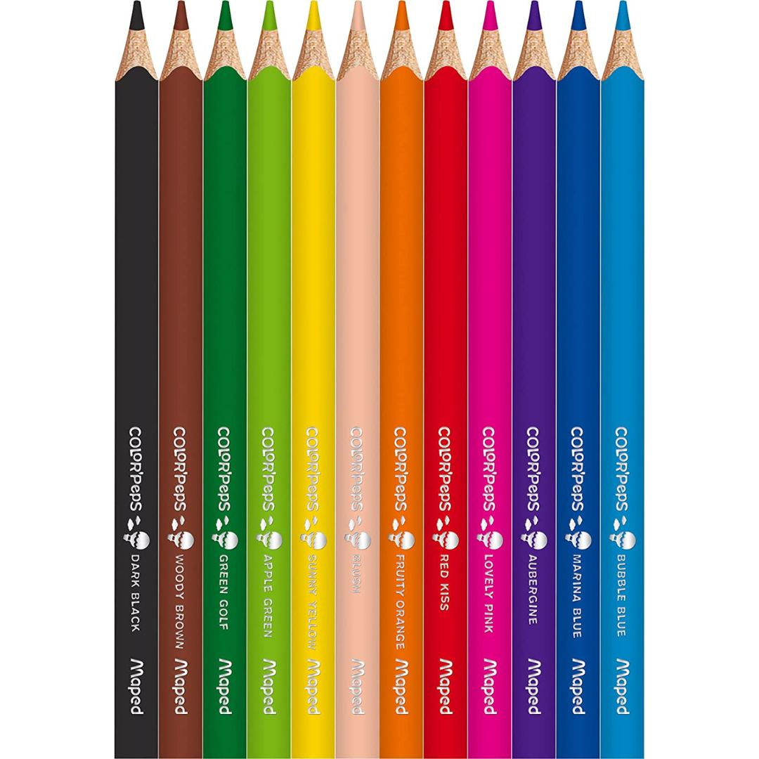 My First Jumbo Coloured Pencils X12 Colour Peps