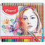 Metal Box X24 Aquarel Pencils + Brush