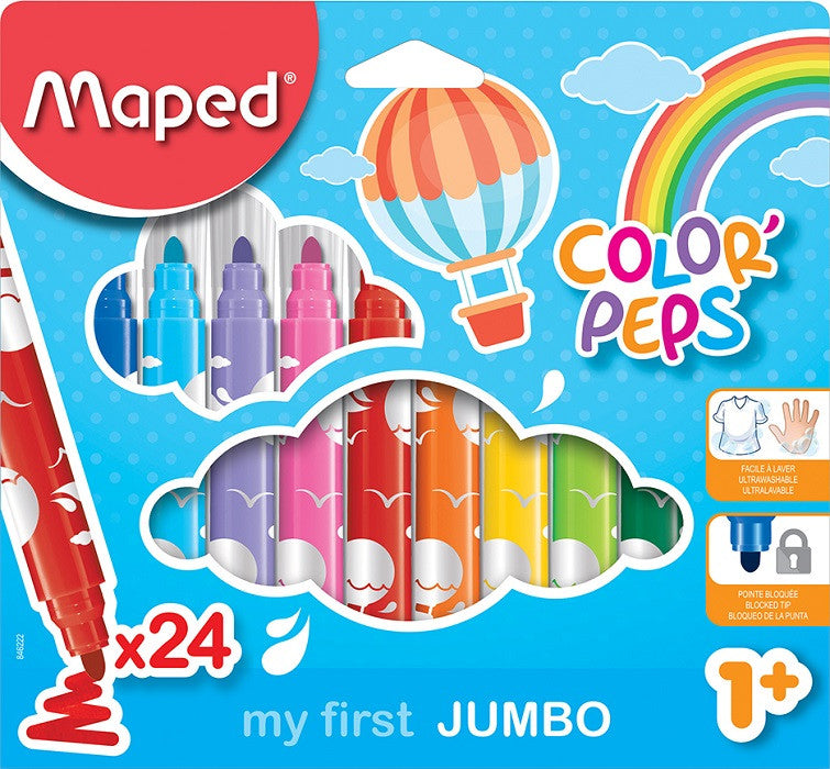 Jumbo Felt Pens X24