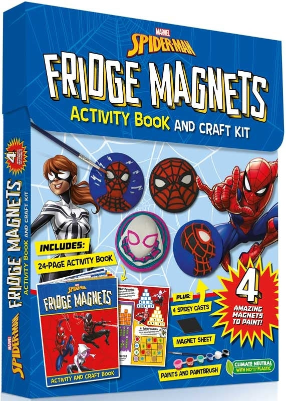 Marvel Spider-Man Fridge Magnets Activity And Craft Book