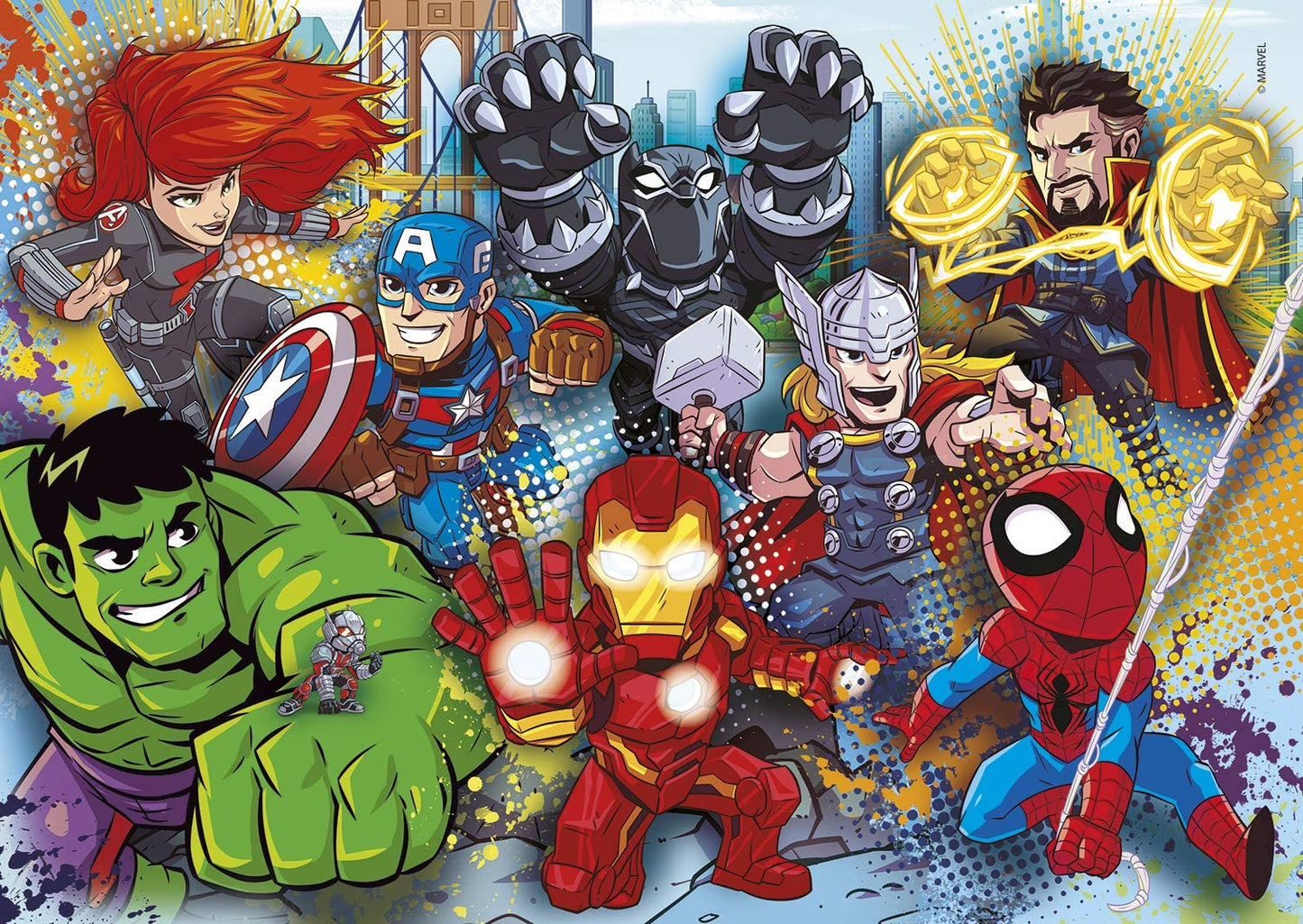 Puzzle - Marvel Superhero 2X20Pcs & 2X60Pcs