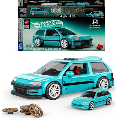 Brick Shop Hot Wheels Custom '90 Honda Civic EF Building Set