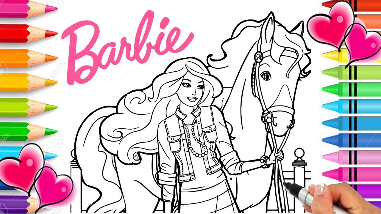 Barbie Colouring Book