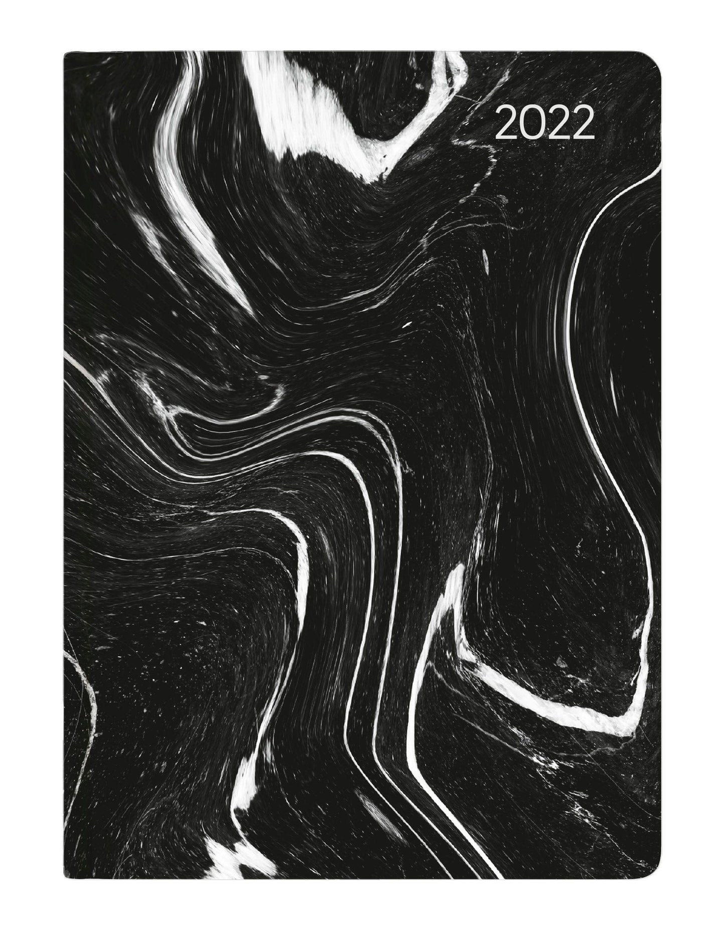 Diary Mini Book Calendar Marble A6 One Day A Page