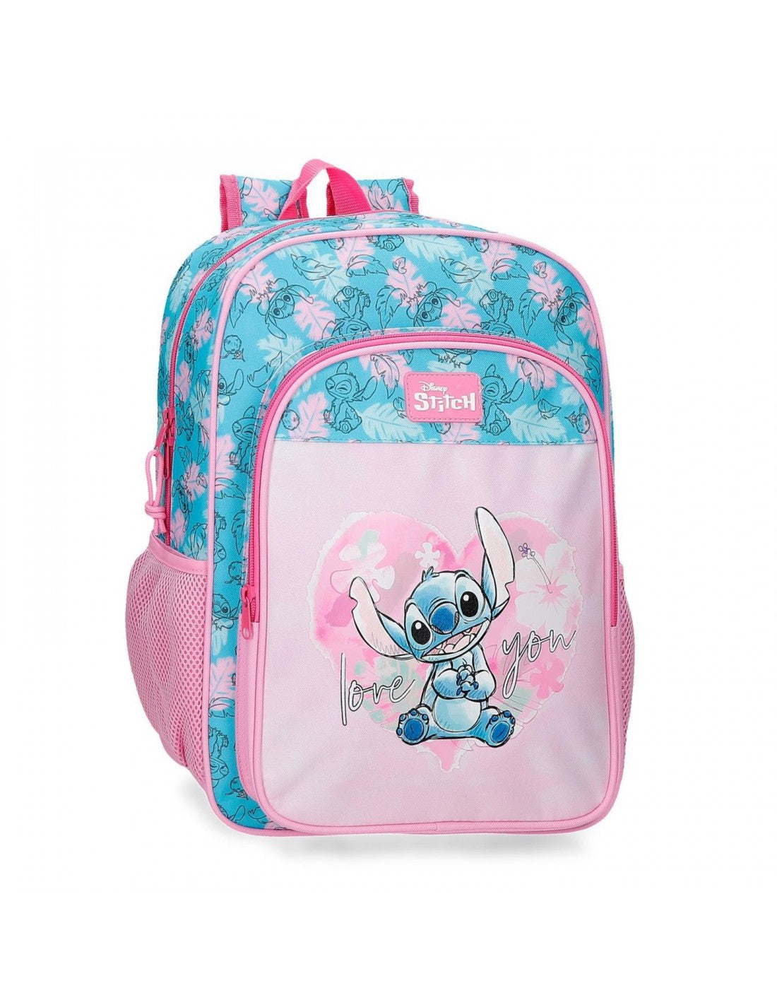 Disney Stitch backpack 1 Large pocket fit A4