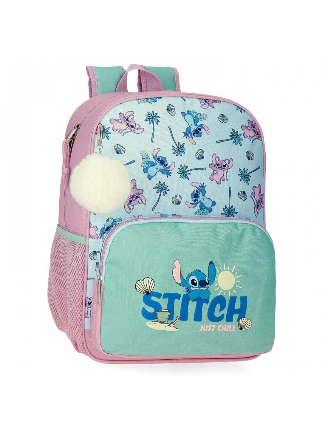 Disney Stitch backpack 1 Large pocket fit A4