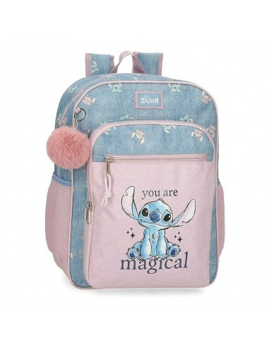 Disney Stitch School Bag 1 Zip Fit A4
