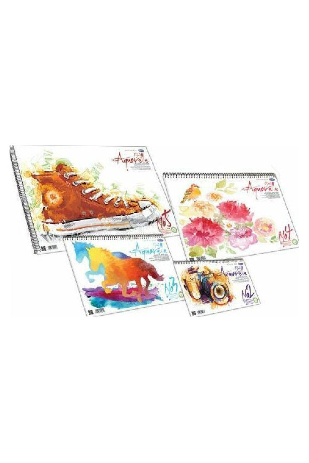 Watercolor Paper 12 Sheets-250gsm - 25x35cm