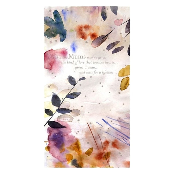 Mum Paper Rain Multi Colour Mother'S Day Card