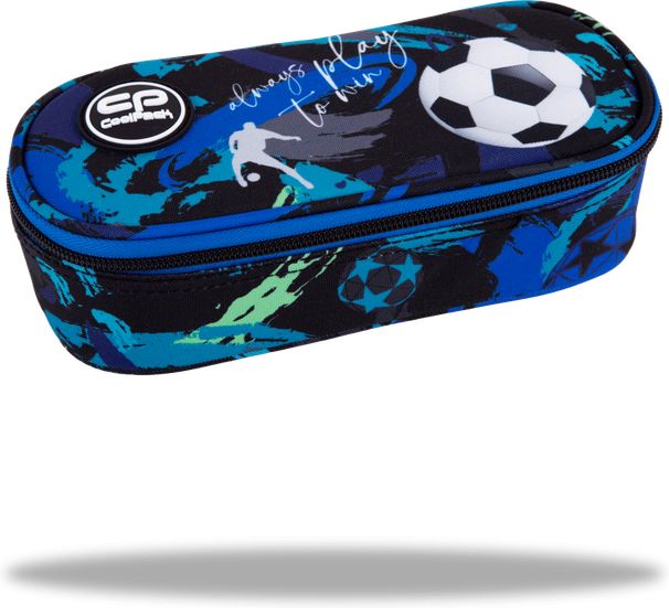 CoolPack Campus Football Navy 1 zipp Pencil Case