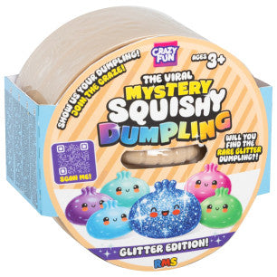 Original Viral Mystery Squishy Dumpling Glitter Edition