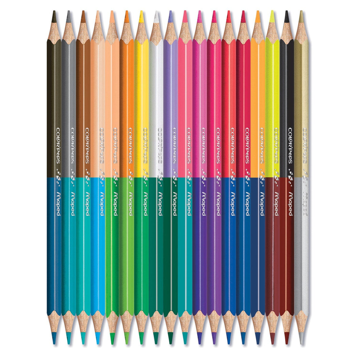 Duo Color Pencils X18