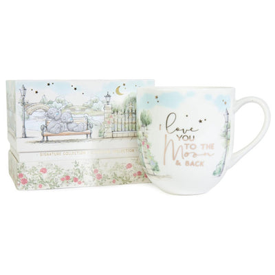 Me to You Tatty Teddy Luxury Bone China 'Moon and Back' Mug for A Loved One Presented in Satin-Lined Gift Box Signature Collection