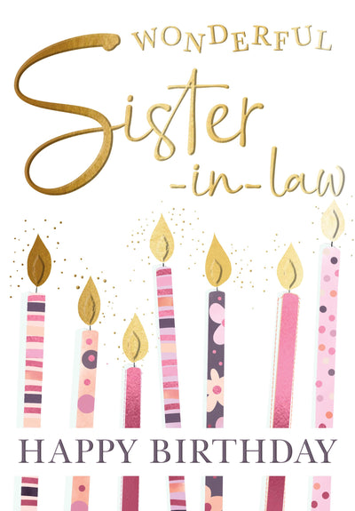 Happy Birthday - Wonderful Sister In Law
