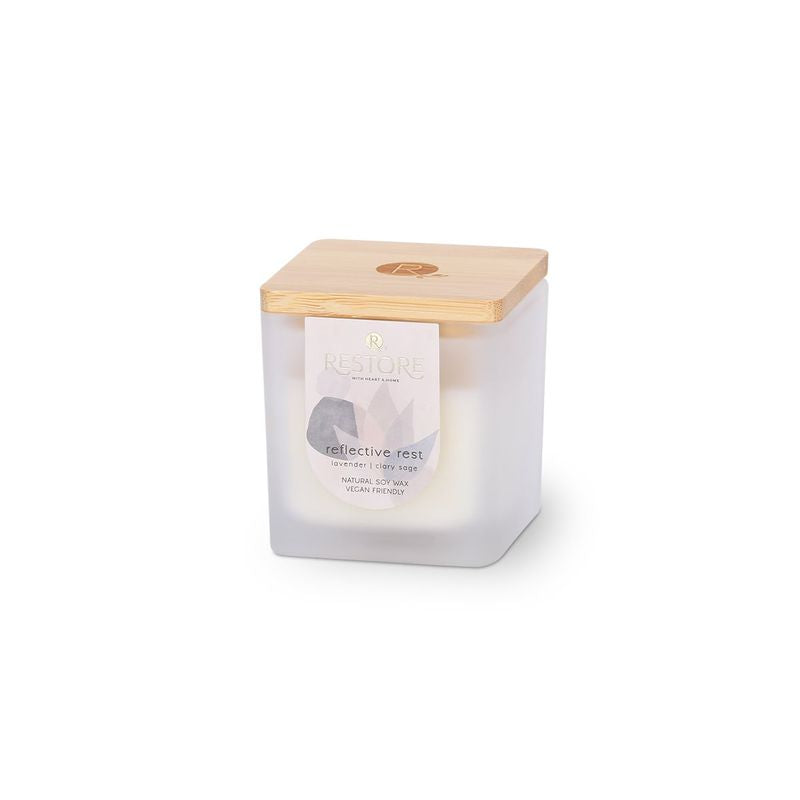 Heart & Home Reflective rest lavander clary sage natural soy wax vegan friendly essential oil 80g