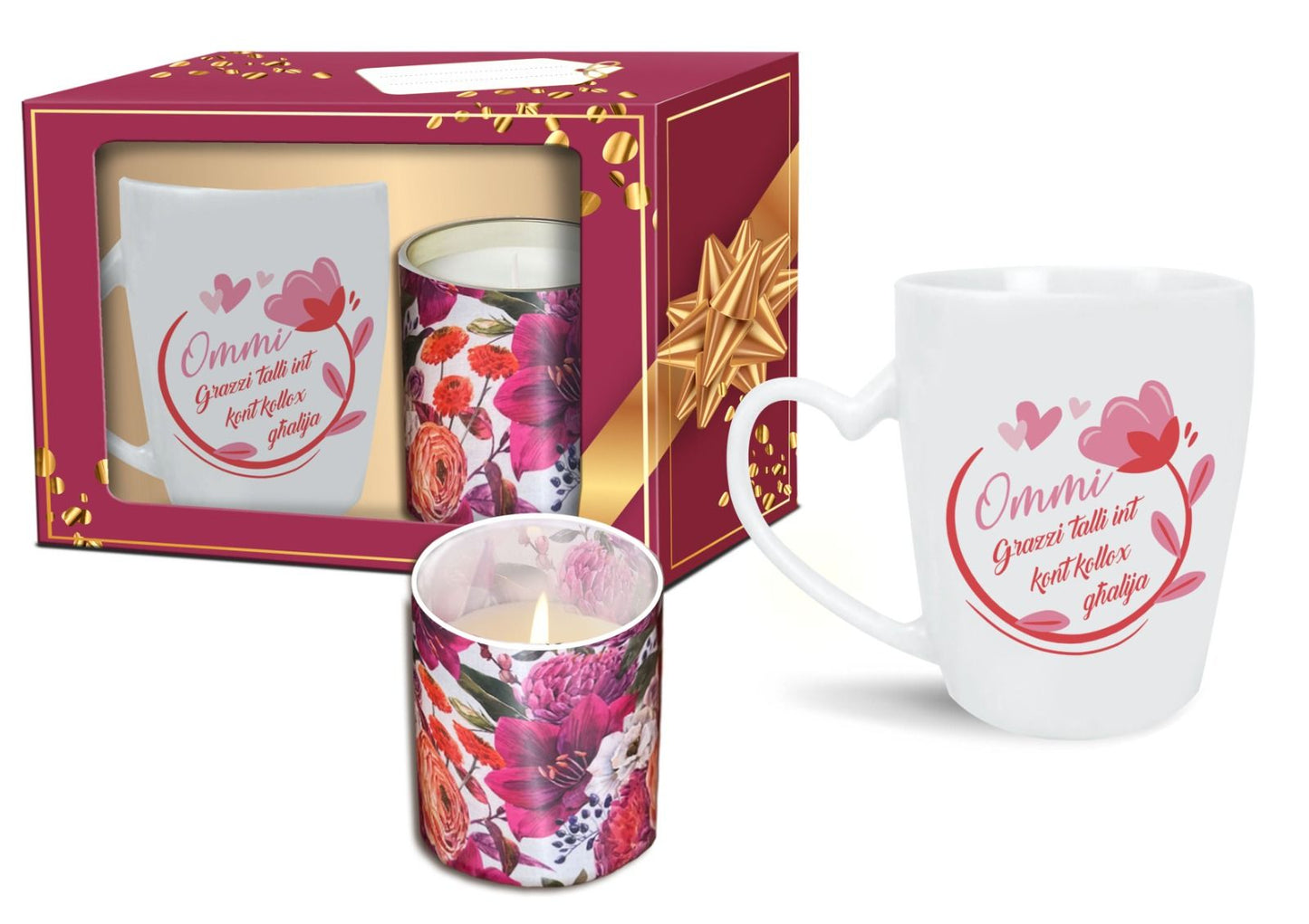 Ommi Grazzi Talli Int Kont Kollox Ghalija - Mug And Candle