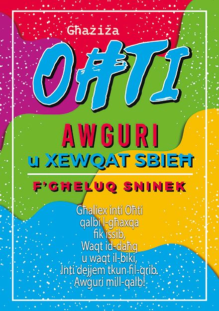 Għażiża Oħti Awguri U Xewqat Sbieħ F'Għeluq Sninek