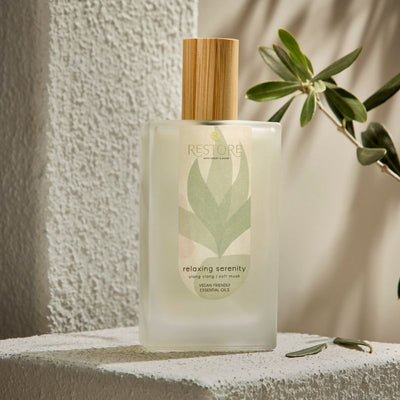 Room Spray - relaxing serenity ylang ylang soft musk vegan friendly essential oil 90ml