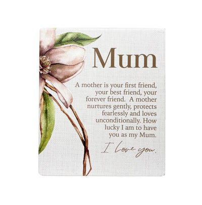 Ceramic Plaque Precious Quote - Blossom Mum Verse