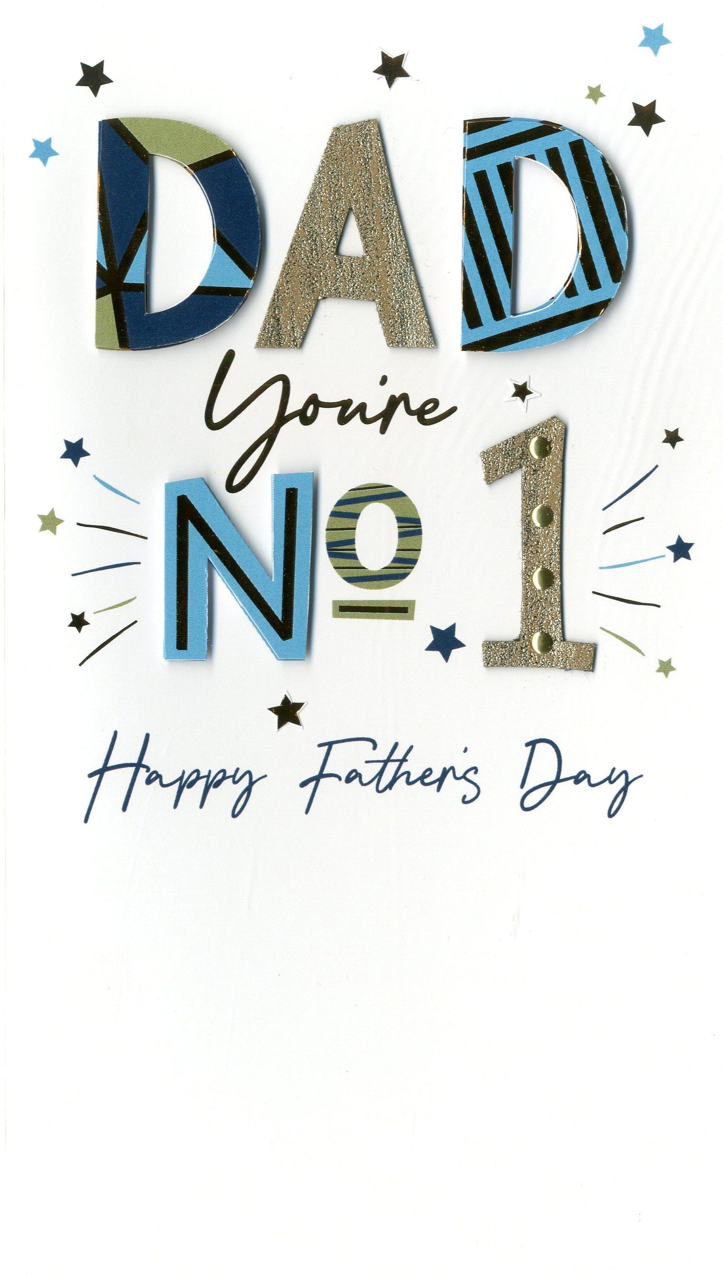 DAD your no1 Happy fathers day