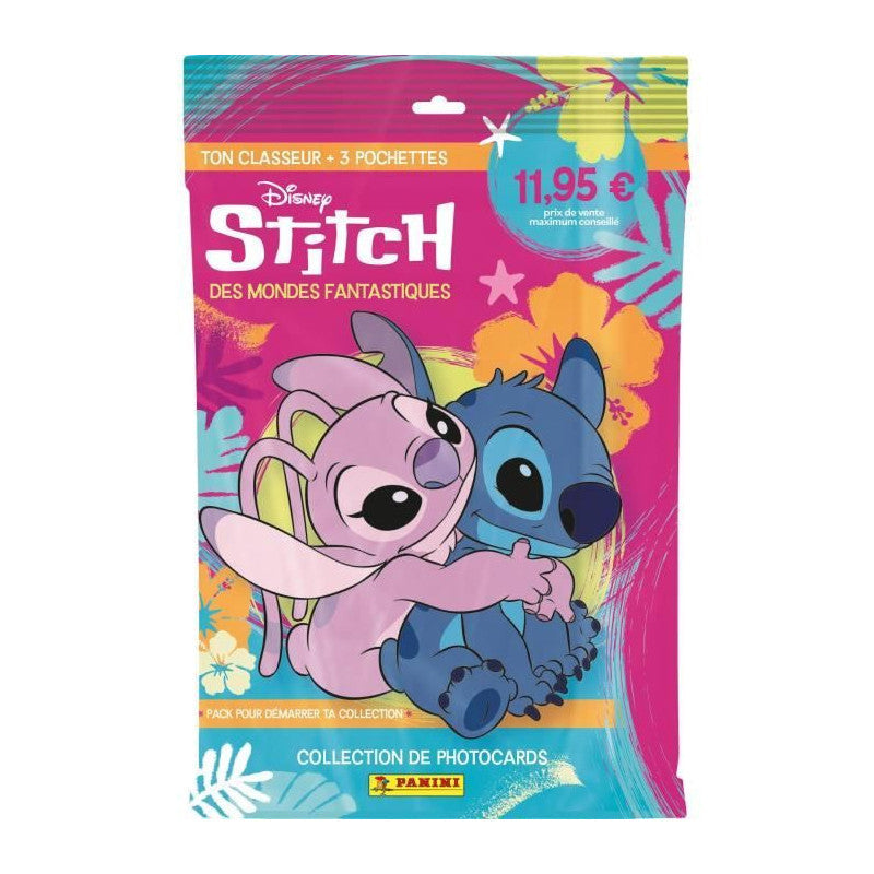 Panini Disney Stitch Amazing Worlds Photocards Starter Pack - Photocard collction