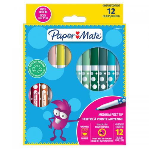 Paper Mate 12-Pack Felt Tip Pen Set
