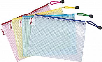 Axent A4 Transparent Zipper Folder