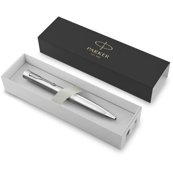 Parker Ballpoint Twist Pen With Metro Metallic Chrome Trim - Gift Box 