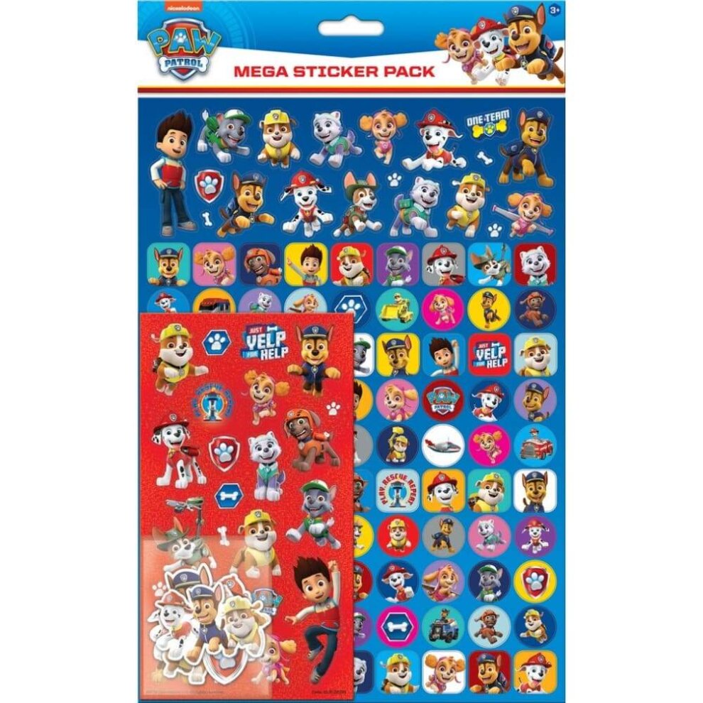 Paw Patrol Mega Pack - X150 Stickers