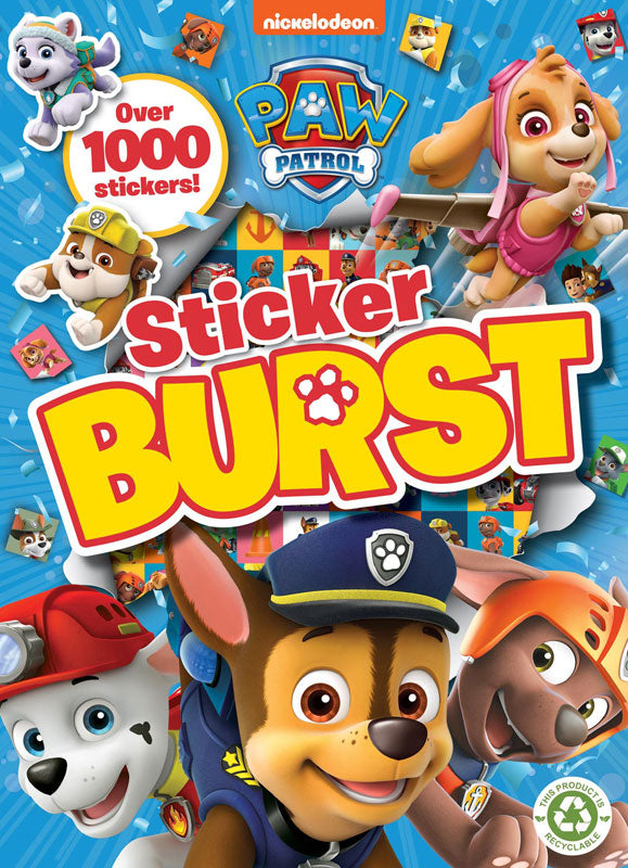 Paw Patrol Sticker Burst - Over 1000 Stickers