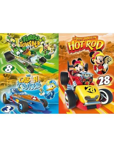 Minnie And The Roadstar Racers Puzzles 3X48Pcs