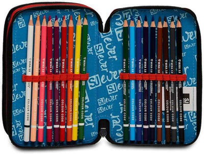 Pencil Case 3 Zip Filled Seven Drift Boy