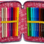 Pencil Case 3 Zip Filled Seven Rayly Girl