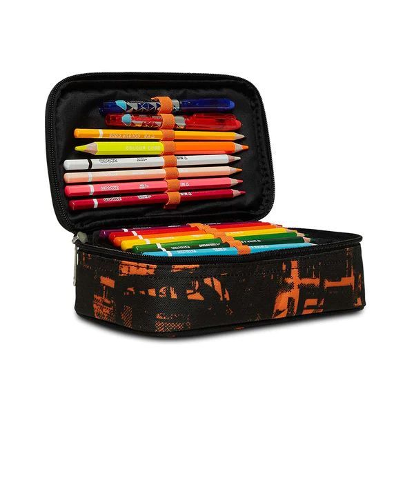 Pencil Case 1 Zip Filled Seven Freethink Boy Orange